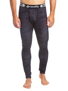 Pánské termo kalhoty Meatfly Sloan černá/šedá Pánské termo kalhoty Meatfly Sloan černá/šedá
