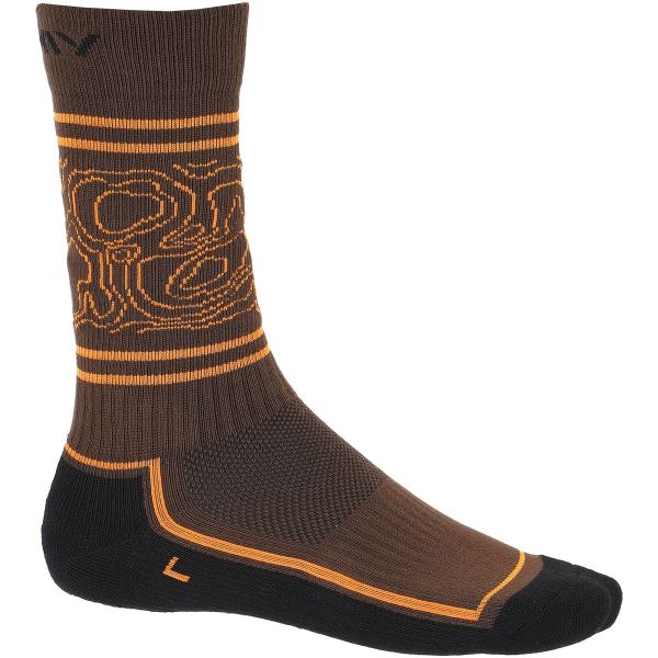 Pánské ponožky Viking Boosocks Heavy Man hnědá/oranžová