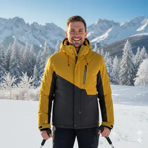 Pánská zimní bunda Killtec 41 žlutá/šedá Pánská zimní bunda Killtec 41 žlutá/šedá