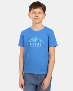 Chlapecké bavlněné tričko Kilpi ALBION-JB modrá Chlapecké bavlněné tričko Kilpi ALBION-JB modrá
