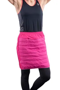 Dámská zateplená sukně GTS 600522 růžová Dámská zateplená sukně GTS 600522 růžová