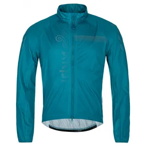Pánská cyklistická nepromokavá bunda Kilpi RAINAR-M tyrkysová Pánská cyklistická nepromokavá bunda Kilpi RAINAR-M tyrkysová
