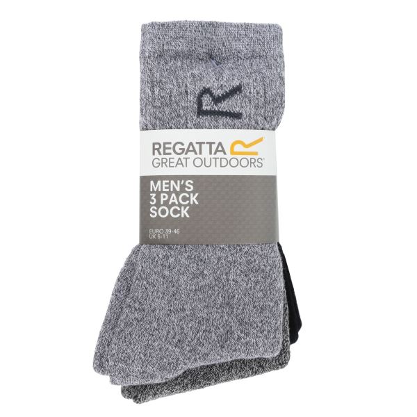 Pánské ponožky Regatta BOX šedá