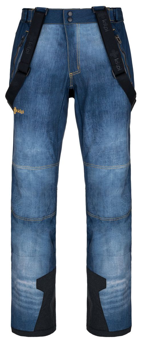 Pánské softshellové lyžařské kalhoty kilpi jeanso-m tmavě modrá l
