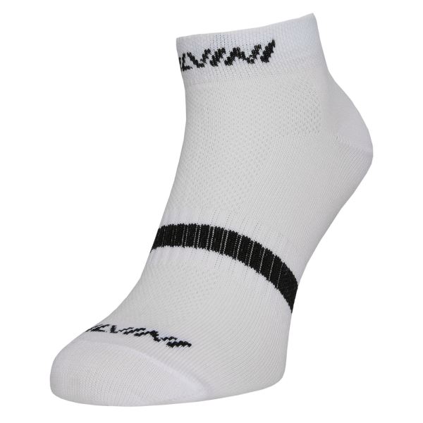 Unisex cyklistické ponožky Silvini Plima bílá/černá