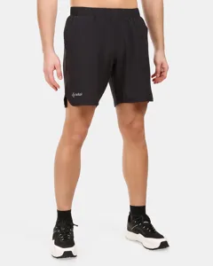 Pánské fitness šortky Kilpi BRAY-M černá Pánské fitness šortky Kilpi BRAY-M černá