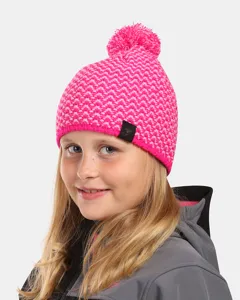 Dětská zimní čepice Kilpi PAULO-J růžová Dětská zimní čepice Kilpi PAULO-J růžová