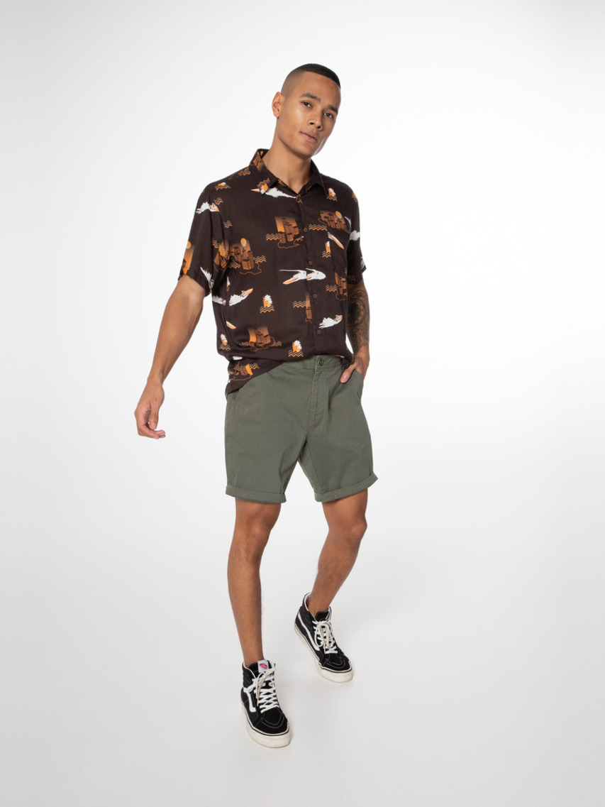 Pánské kraťasy protest bastian zelená m