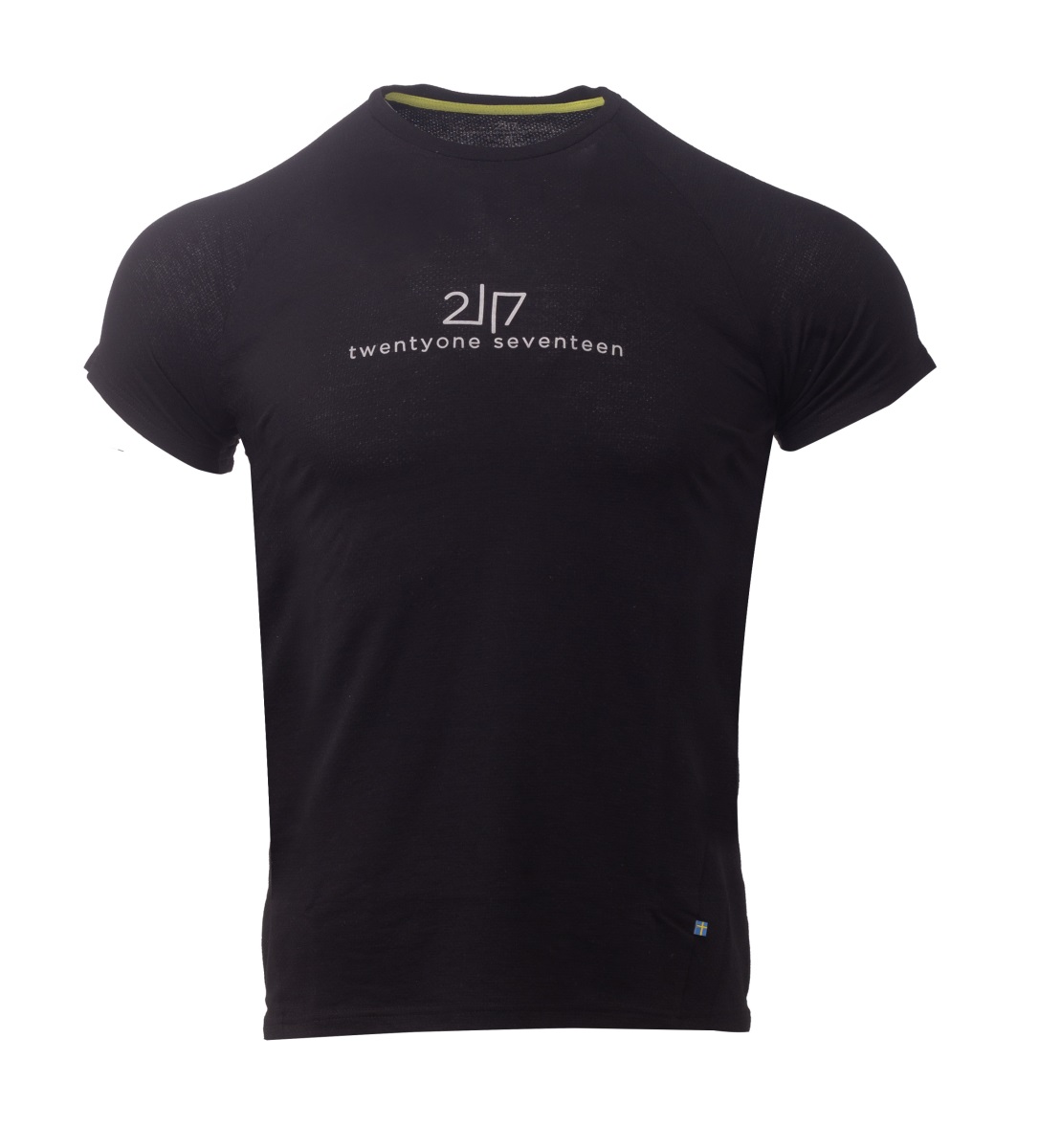 Levně Pánské merino tričko s krátkým rukávem 2117 luttra černá xl