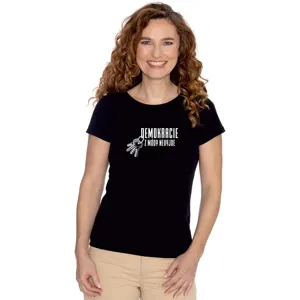 Dámské tričko BUSHMAN DEMOKRACIE černá Dámské tričko BUSHMAN DEMOKRACIE černá