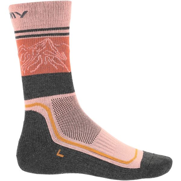 Dámské sportovní ponožky Boosocks Heavy růžová/šedá