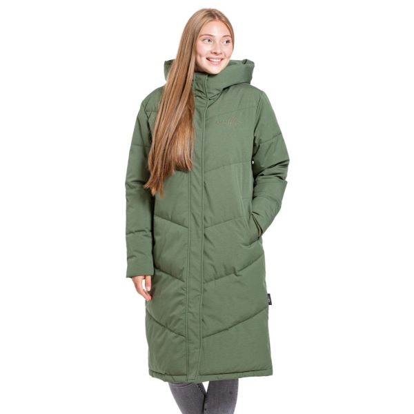 Dámský street kabát Meatfly Chloe zelená