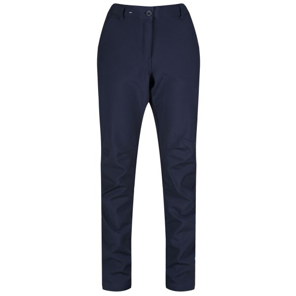 Dámské softshellové kalhoty Regatta FENTON tmavě modrá - zkrácená délka