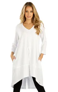 Dámská tunika s 3/4 rukávem 5F099 LITEX bílá Dámská tunika s 3/4 rukávem 5F099 LITEX bílá