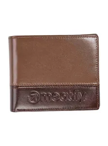 Kožená peněženka Meatfly Eddie Premium hnědá Kožená peněženka Meatfly Eddie Premium hnědá