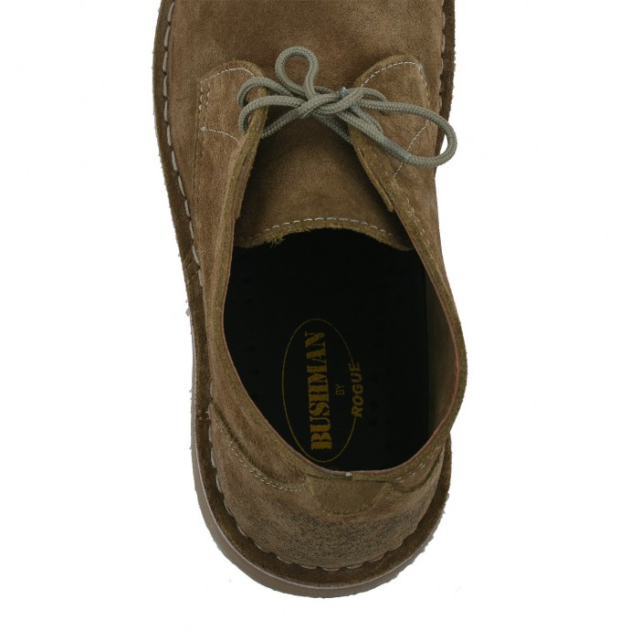 Levně Unisex kožené boty bushman vellie khaki 39