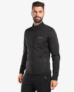 Pánská strečová mikina Kilpi ERIN-M černá Pánská strečová mikina Kilpi ERIN-M černá