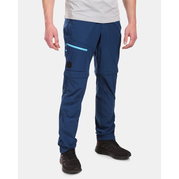 Pánské outdoorové odepínací kalhoty Kilpi HOSIO-M tmavě modrá