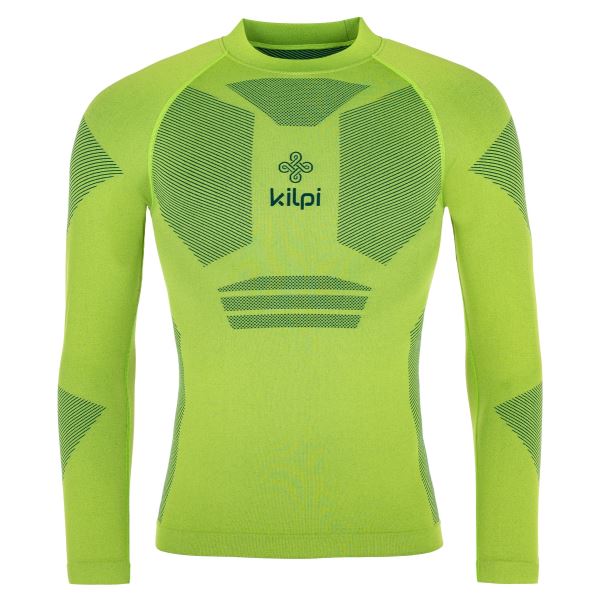 Pánské funkční triko s dlouhým rukávem Kilpi NATHAN-M světle zelená