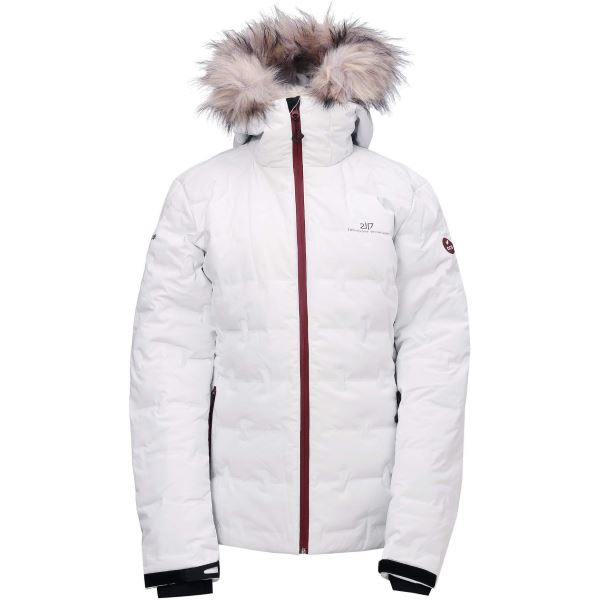 Dámská zimní péřová bunda 2117 MON bílá