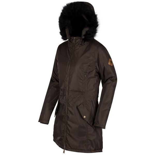 Dámský zimní kabát Regatta LUCETTA tmavá khaki