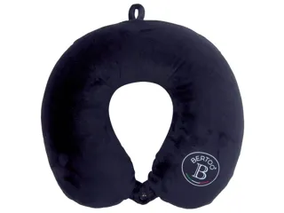 Cestovní polštář BERTOO s paměťovou pěnou - černý Cestovní polštář BERTOO s paměťovou pěnou - černý