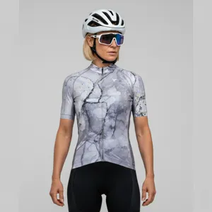 Dámský cyklistický dres Silvini Calnia šedá/černá Dámský cyklistický dres Silvini Calnia šedá/černá
