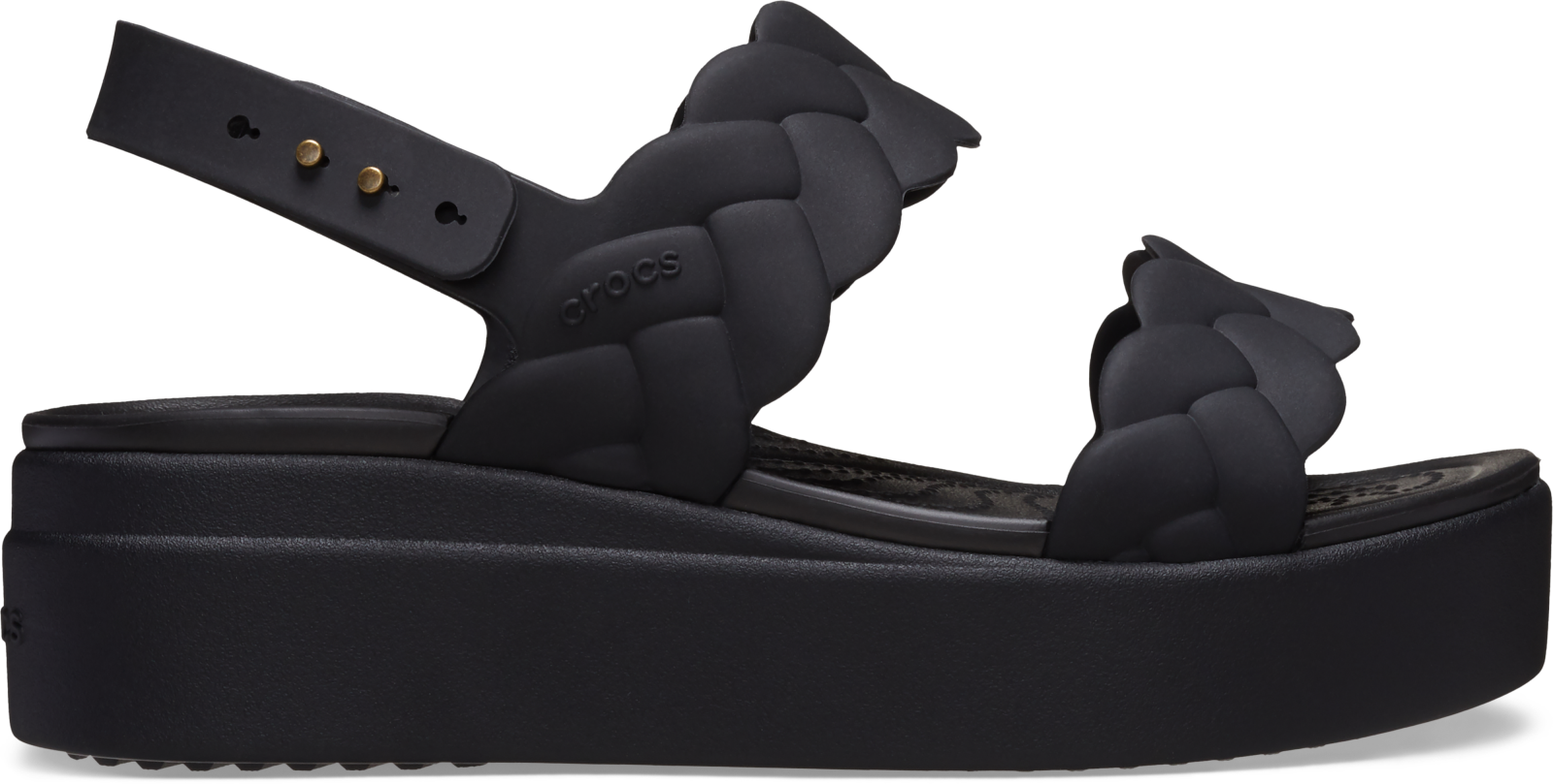 Dámské boty crocs brooklyn woven černá 37-38