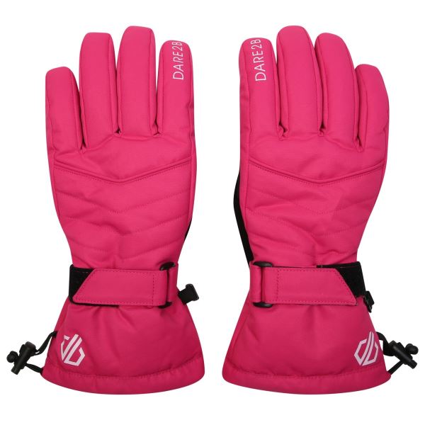 Dámské zimní lyžařské rukavice Dare2b ACUTE růžová