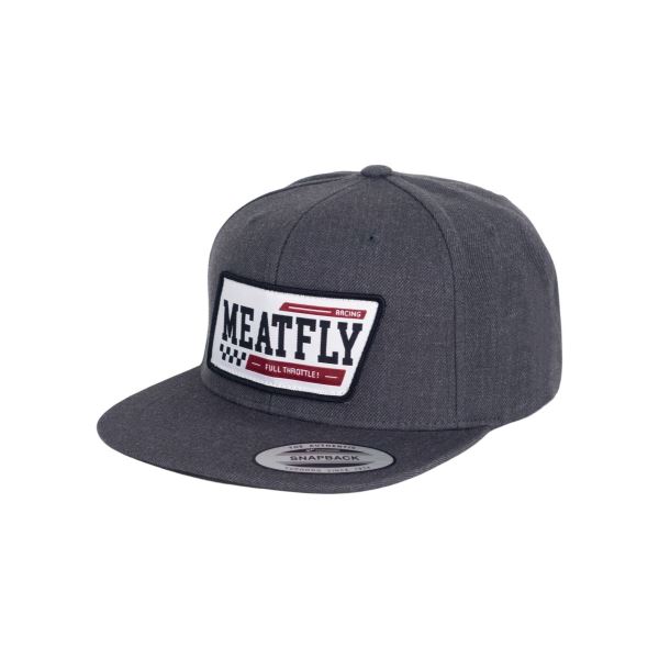 Kšiltovka Meatfly Hornet Snapback tmavě šedá