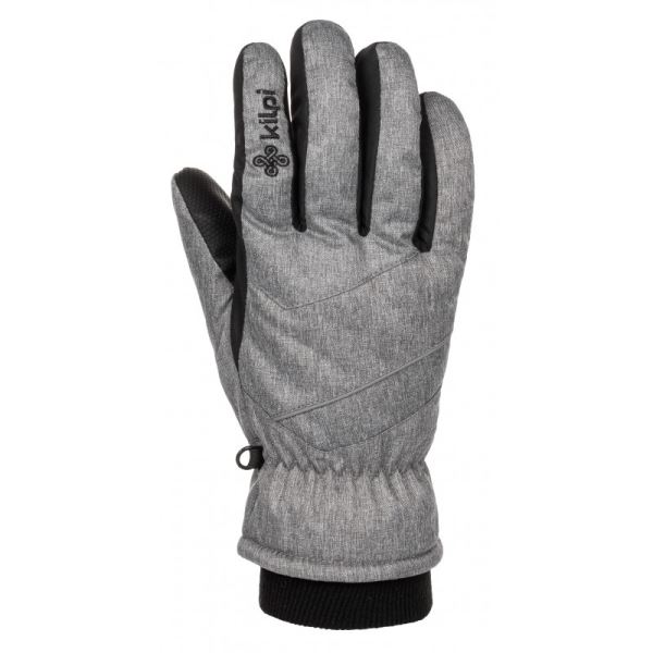 Lyžařské rukavice KILPI TATA-U světle šedá