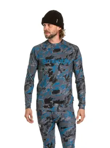 Pánské termo tričko Meatfly Avery šedá/modrá Pánské termo tričko Meatfly Avery šedá/modrá