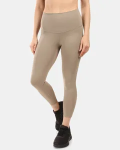 Dámské 7/8 fitness legíny Kilpi RIVIAN-W s funkcí OPTI-DRY khaki Dámské 7/8 fitness legíny Kilpi RIVIAN-W s funkcí OPTI-DRY khaki