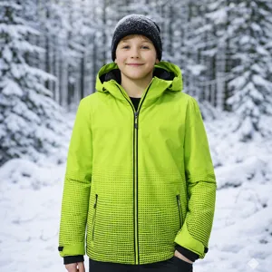 Chlapecká zimní bunda Killtec 162 limetková Chlapecká zimní bunda Killtec 162 limetková