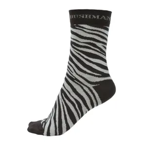 Unisex ponožky BUSHMAN ZEBRA černá/bílá Unisex ponožky BUSHMAN ZEBRA černá/bílá