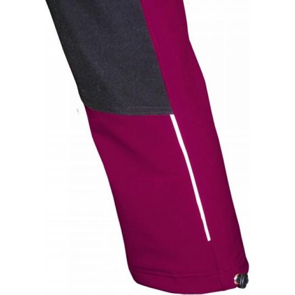 Dětské softshellové kalhoty Fantom s cordurou růžové