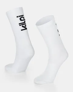 Unisex cyklistické ponožky Kilpi CYCLER-U bílá Unisex cyklistické ponožky Kilpi CYCLER-U bílá
