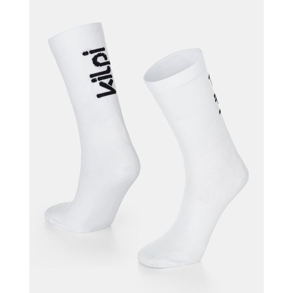 Unisex cyklistické ponožky Kilpi CYCLER-U bílá