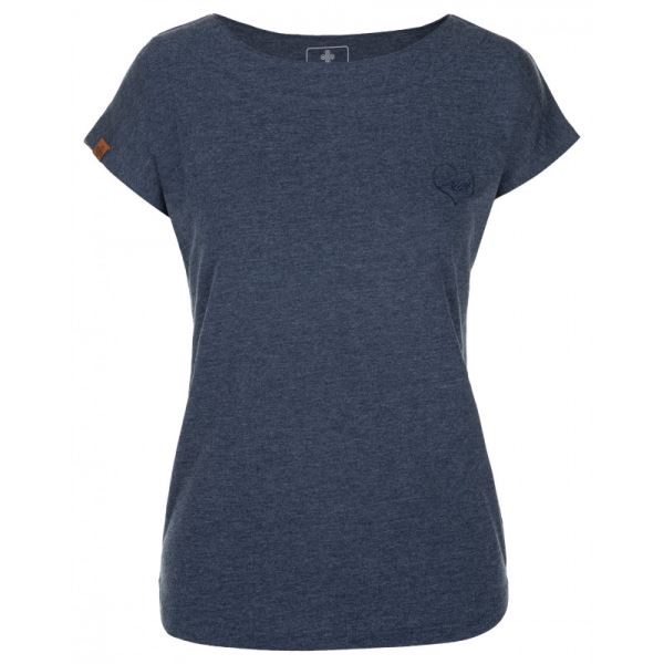 Dámské bavlněné tričko KILPI NELLIM-W tmavě modrá