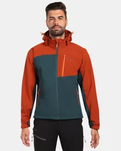 Pánská softshellová bunda Kilpi ONTAVIO-M tmavě zelená Pánská softshellová bunda Kilpi ONTAVIO-M tmavě zelená