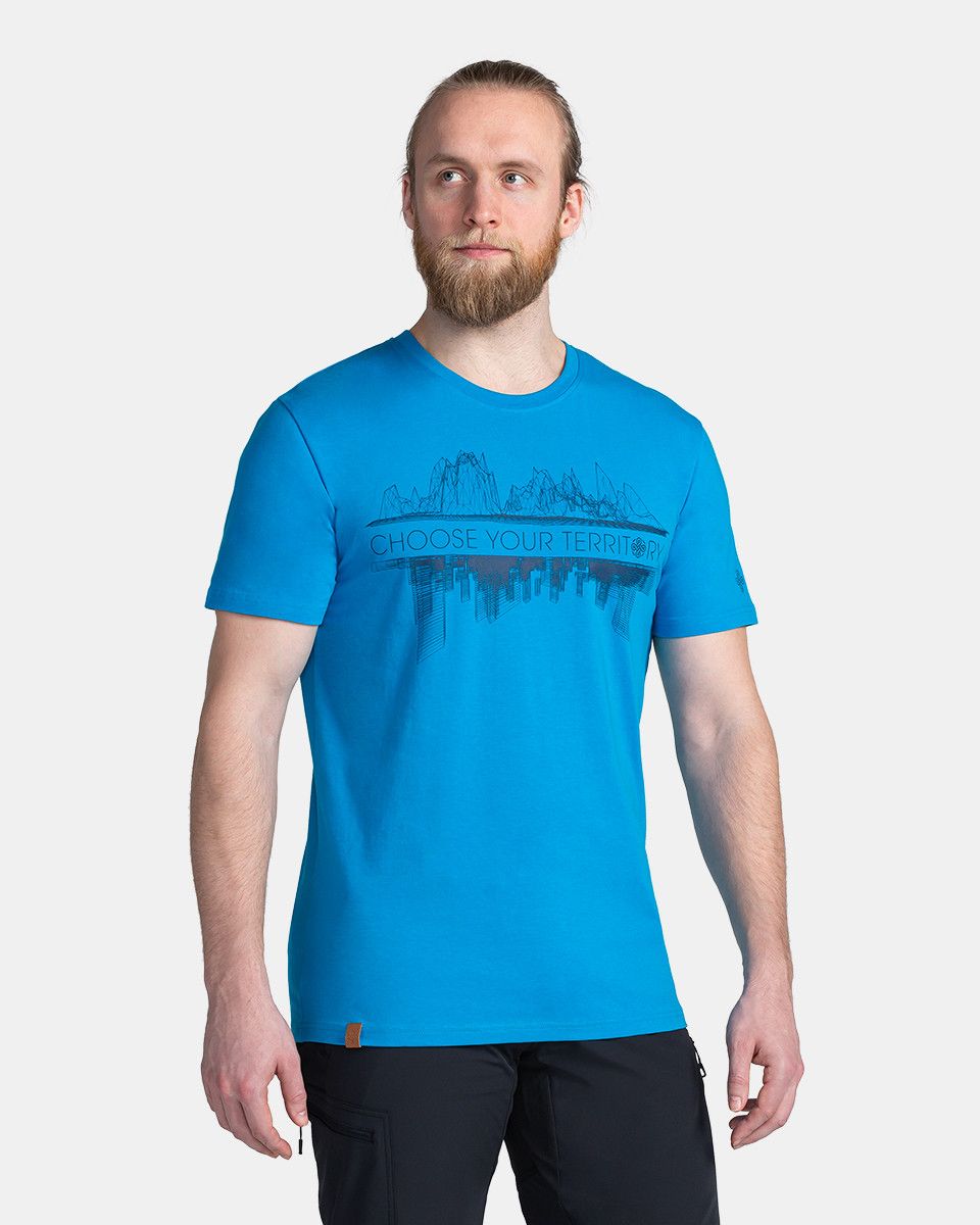 Pánské bavlněné triko kilpi choose-m modrá 3xl