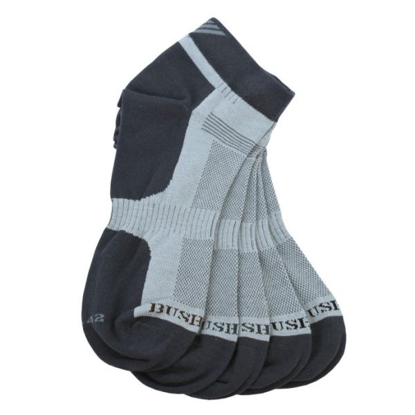 Unisex ponožky BUSHMAN Short Set 2,5 tmavě šedá