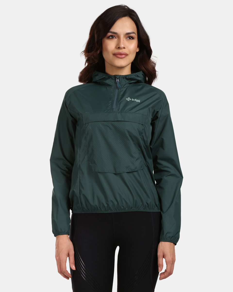 Dámská ultralehká běžecká bunda kilpi anori-w tmavě zelená 42