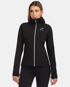 Dámská fleecová mikina s kapucí Kilpi FRENSIS-W černá Dámská fleecová mikina s kapucí Kilpi FRENSIS-W černá