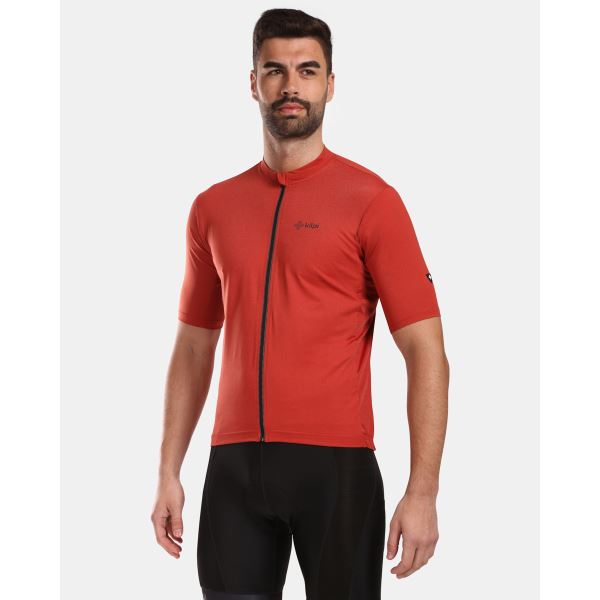 Pánský cyklistický dres Kilpi CAVALET-M tmavě červená
