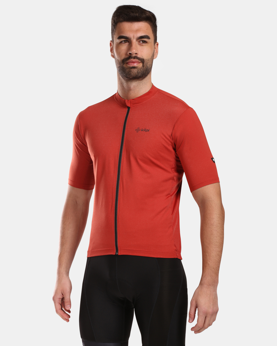 Pánský cyklistický dres kilpi cavalet-m tmavě červená 3xl