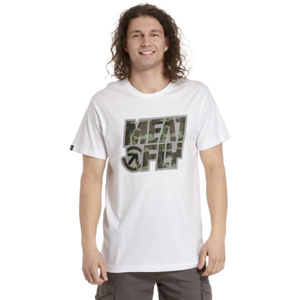 Pánské tričko Meatfly Repash bílá
