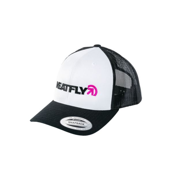 Kšiltovka Meatfly Rodie Trucker bílá/černá