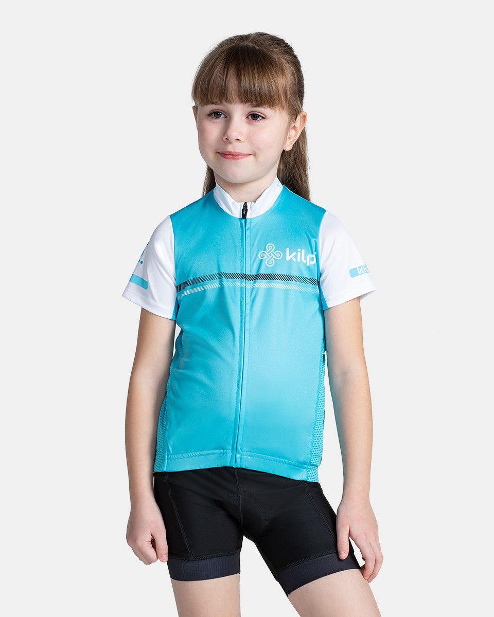 Levně Dívčí cyklistický dres kilpi corridor-jg modrá 122-128