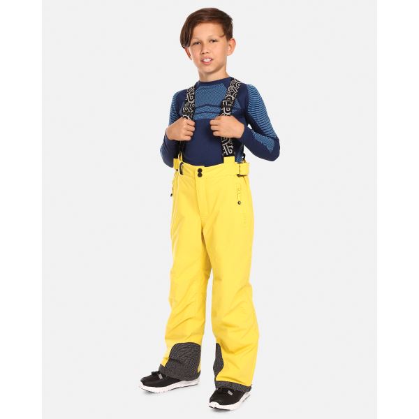 Dětské lyžařské kalhoty Kilpi MIMAS-J žlutá